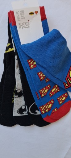 Zdjęcie oferty: H&M skarpetki 5par KOMPLET BATMAN SUPERMAN 31-33