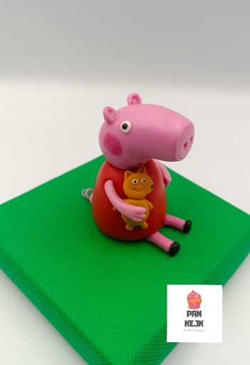 Zdjęcie oferty: Świnka Peppa figurka topper masa cukrowa na tort 