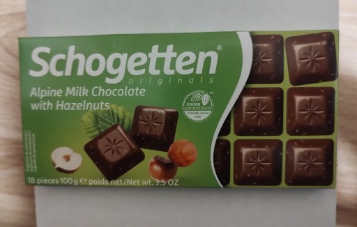 Zdjęcie oferty: Schogeten czekolada mleczna z orzechami 100 g