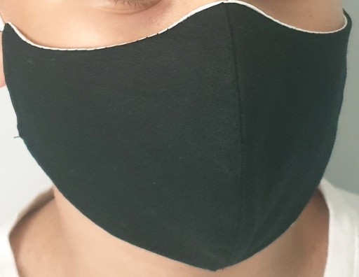 Zdjęcie oferty: Maska  maseczka ochronna czarna bawełna
