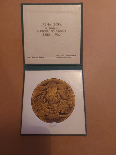 Zdjęcie oferty: Medal Seria Czestochowska nr.3,rok 1983, orgin. op