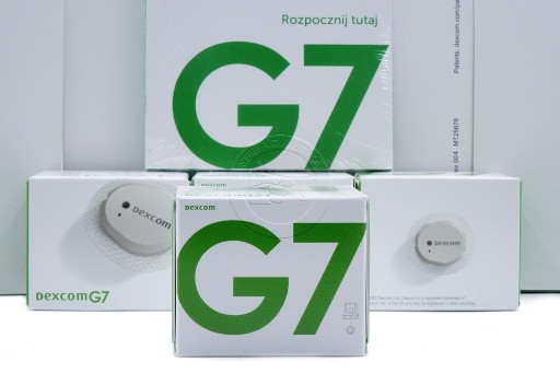 Zdjęcie oferty: Sensor CGM DEXCOM G7 – Pełny zestaw / Express Wysyłka