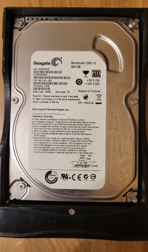 Zdjęcie oferty: Dysk HDD Seagate 500 GB Barracuda 7200