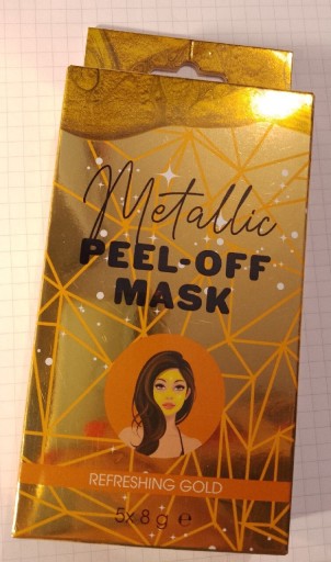 Zdjęcie oferty: Maska do twarzy peel-off metalic gold 5x8g