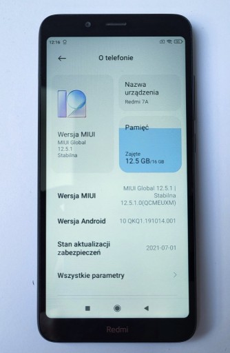 Zdjęcie oferty: Smartfon Xiaomi Redmi 7A 2GB RAM | 16GB | Czarny