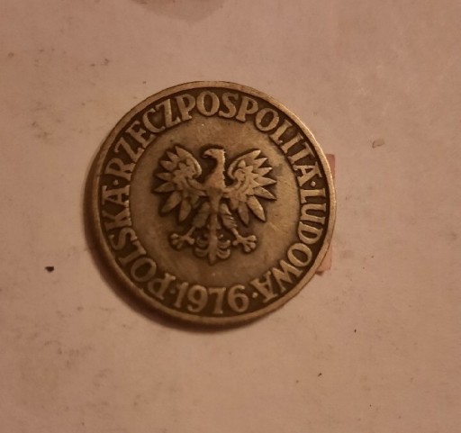 Zdjęcie oferty: Polska, 5 złotych 1976 bez znaku mennicy