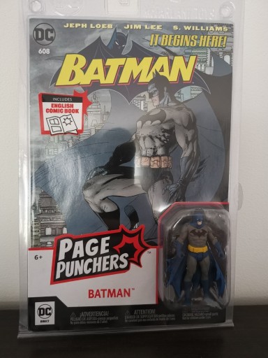 Zdjęcie oferty: DC DIRECT - BATMAN (HUSH) - PAGE PUNCHERS + KOMIKS