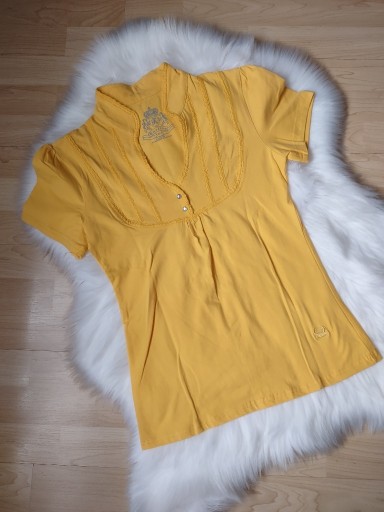 Zdjęcie oferty: Żółta bluzka ze stójką Kasilin S/M