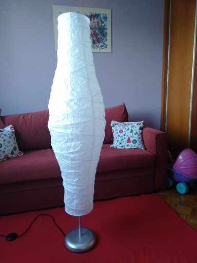 Zdjęcie oferty: Lampa podłogowa stojąca Dudero IKEA biała E14 40W