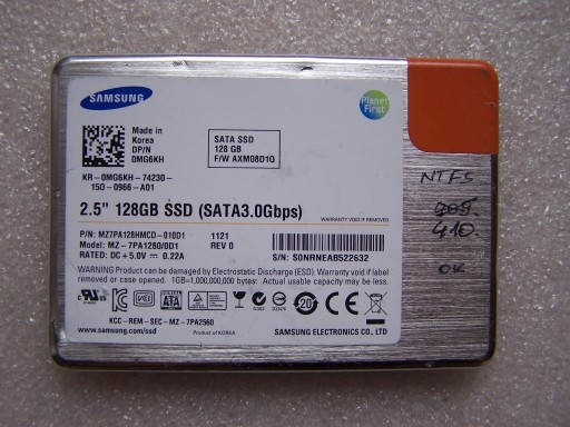 Zdjęcie oferty: Dysk SSD 2,5" Samsung  128GB SATA