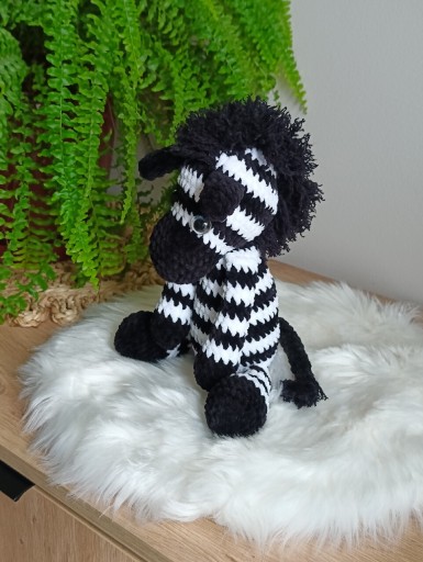 Zdjęcie oferty: Zebra - maskotka ręcznie robiona na szydełku 