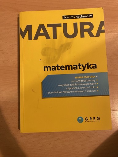 Zdjęcie oferty: Książka ,,matura z matematyki” nowa matura