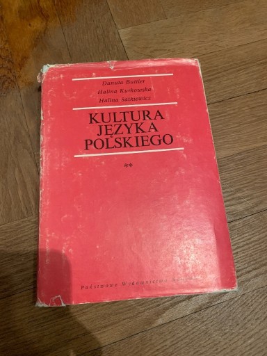 Zdjęcie oferty: Kultura języka polskiego - Danuta Buttler tom II