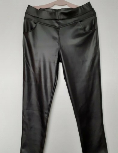 Zdjęcie oferty: czarne legginsy spodnie 3XL/4XL nowe
