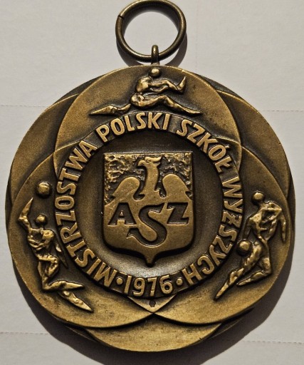 Zdjęcie oferty: MISTRZOSTWA POLSKI SZKÓŁ WYŻSZYCH 1976 AZS - Medal