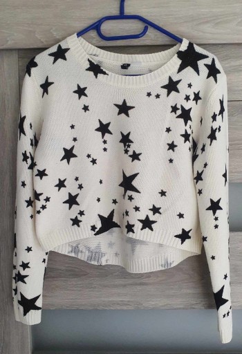 Zdjęcie oferty: Gwiazdkowy sweterek H&M rozm:S