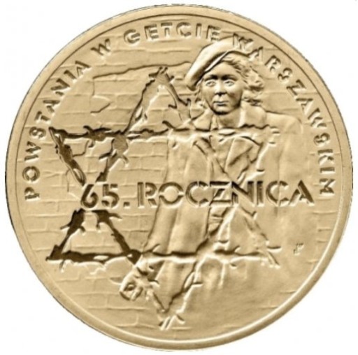 Zdjęcie oferty: Moneta 2zł 65. rocznica powstania w getcie warszaw