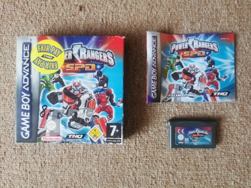 Zdjęcie oferty: GameBoy Advance Power Rangers SPD Box komplet