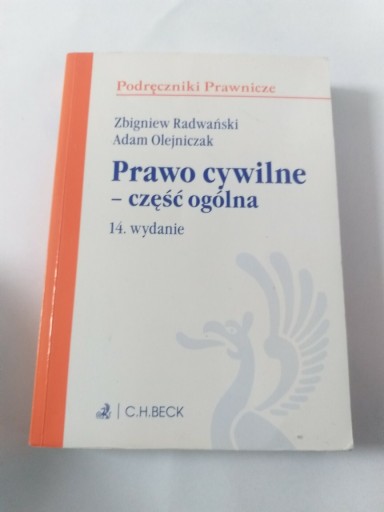 Zdjęcie oferty: Prawo cywilne - część ogólna