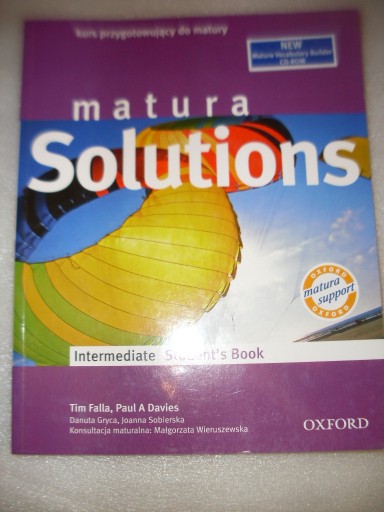 Zdjęcie oferty: Podręcznik Angielski Matura Solutions+ćwicz, Oxfor