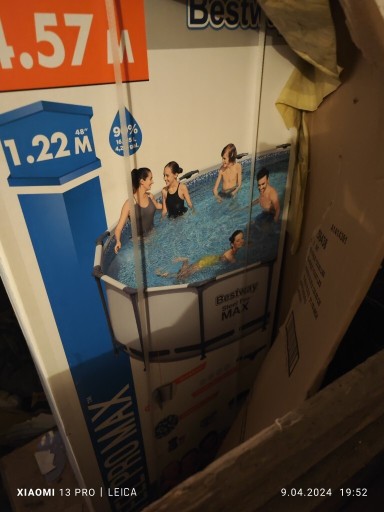 Zdjęcie oferty: Basen ogrodowy stelażowy 457x122 bestway i dodatki