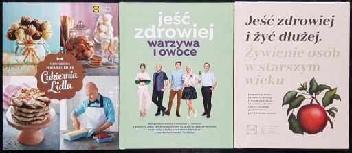 Zdjęcie oferty: Zestaw książek kulinarnych Kuchnia Lidla 3 szt.