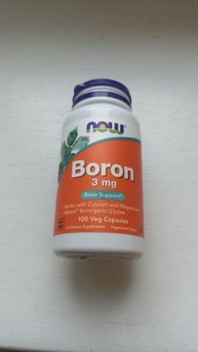 Zdjęcie oferty: Boron firmy NOW - 3mg/kap Zawartość 88 kaps.