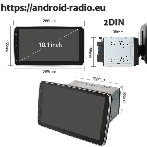 Zdjęcie oferty: Radio Android GPS 2DIN 10" IPS 1280*720 2GB+32GB 