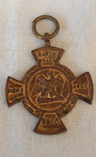 Zdjęcie oferty: Krzyż Koniggratz za Bitwę pod Sadową 1886 r.