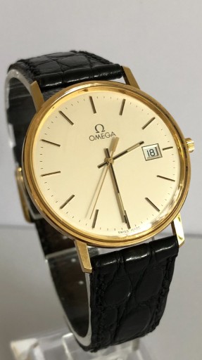 Zdjęcie oferty: Omega złota 14K (karat), zegarek męski, SUPER