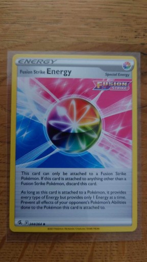 Zdjęcie oferty: Karta Pokemon Fusion Strike Energy (FST 244/264)