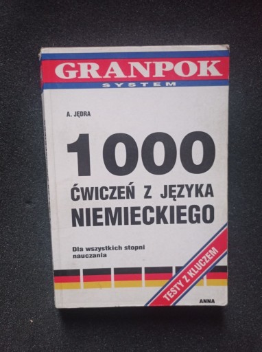 Zdjęcie oferty: 1000 ćwiczeń z języka niemieckiego Jędra