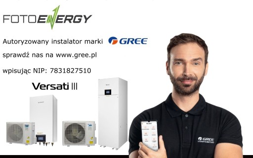 Zdjęcie oferty: Pompa Ciepła GREE Versati III - Split - 12 kW