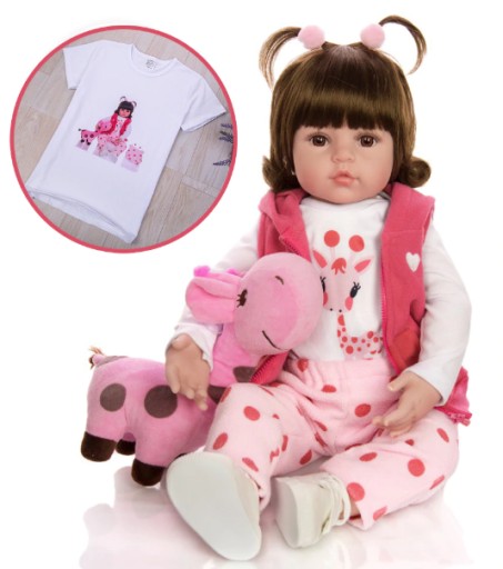 Zdjęcie oferty: LALKA KEIUMI Reborn 48cm +Koszulka dla dziecka..