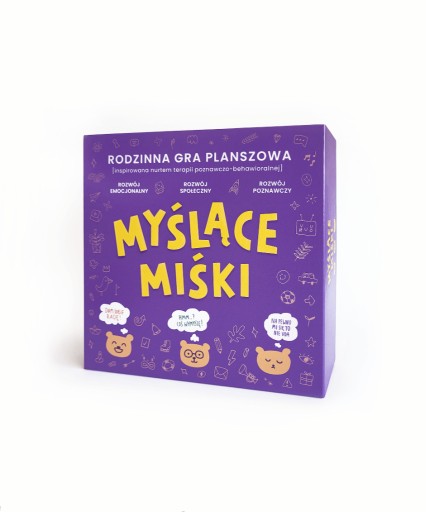 Zdjęcie oferty: Planszowa Rodzinna Gra Psychologiczna "Myślące Miśki" 