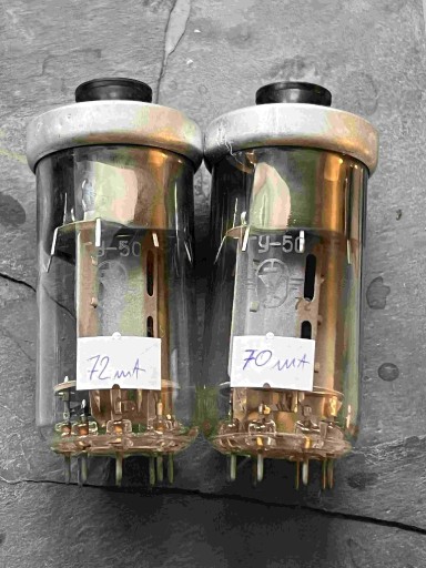 Zdjęcie oferty: Dobrana para  GU50 CCCP "REFLECTOR" 1966r. 