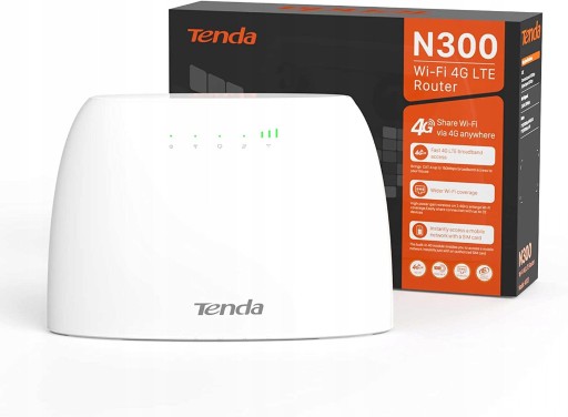 Zdjęcie oferty: Router Tenda 4G03 - N300 Wi-Fi 4G LTE Karta SIM