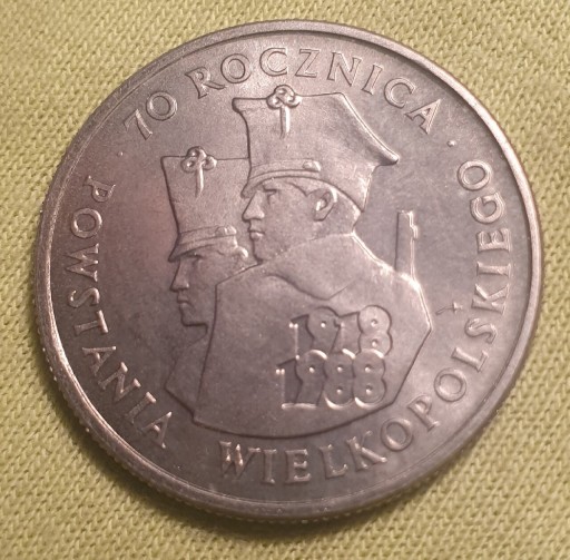 Zdjęcie oferty: Moneta 100zl z  1988.r 70 rocznica powstania wlk