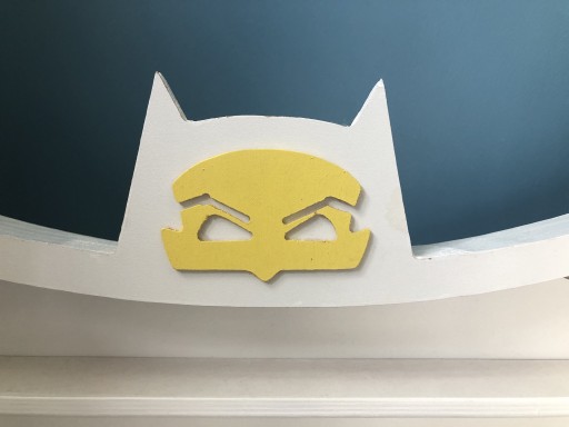 Zdjęcie oferty: Drewniana półka Batman na resoraki, autka, lego