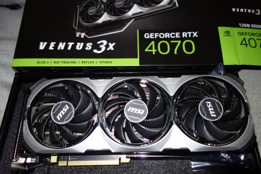 Zdjęcie oferty: MSI GEFORCE RTX 4070 VENTUS 3X OC 12 GB - GWARANCJA