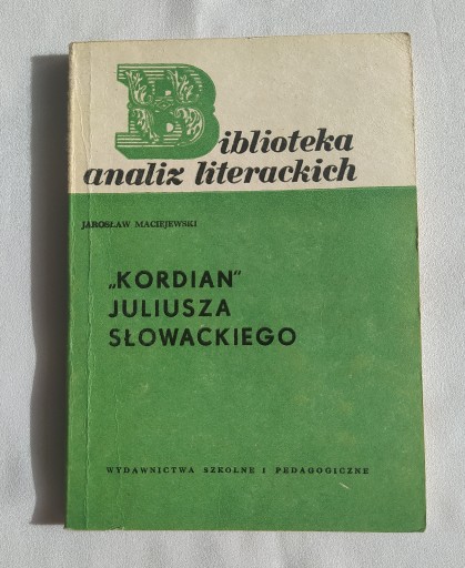 Zdjęcie oferty: Kordian – Biblioteka analiz literackich