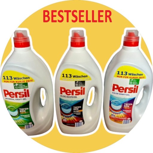 Zdjęcie oferty: PERSIL do prania żel 113 Prań 5.65L 0.57GR/PRANIE