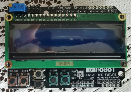 Zdjęcie oferty: Moduł 1602A LCD Keypad shield wyświetlacz