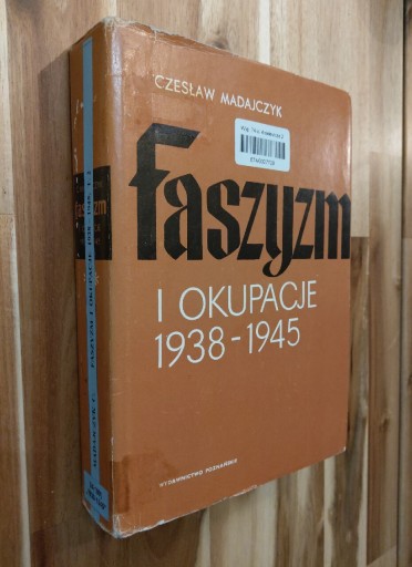 Zdjęcie oferty: Faszyzm i okupacje 1938 - 1945 Czesław Madajczyk