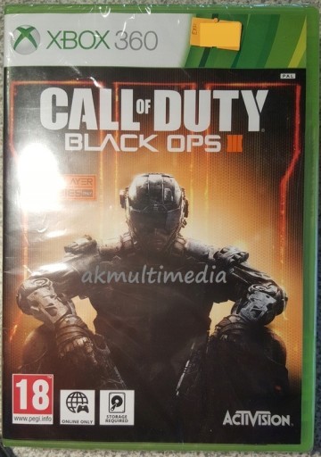 Zdjęcie oferty: Call of Duty: Black Ops III Xbox 360 nowy folia