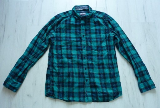 Zdjęcie oferty: Piękna męska ciepła koszula flanelowa Flying Machine rozmiar M z USA!