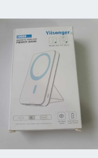 Zdjęcie oferty: Powerbank YIISONGER 10000 mAh niebieski