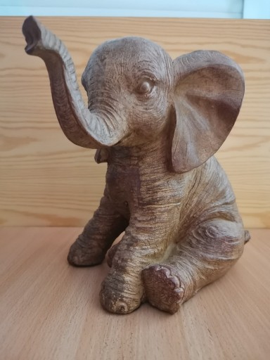 Zdjęcie oferty: Figurka kamiko brązowy słoń Home&You