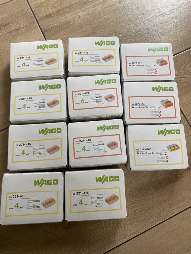 Zdjęcie oferty: Wago 221-415 4 mm, 3x0,5-2,5, 5x0,5-2,5mm