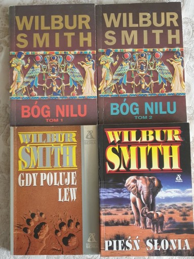 Zdjęcie oferty: Wilbur Smith - Bóg Nilu t.1i2 × 4